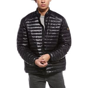 Belstaff Mens  Airframe Down Jacket, Black